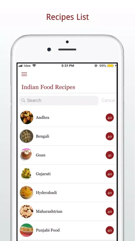 Скриншоты Indian Food Recipe - Cooking