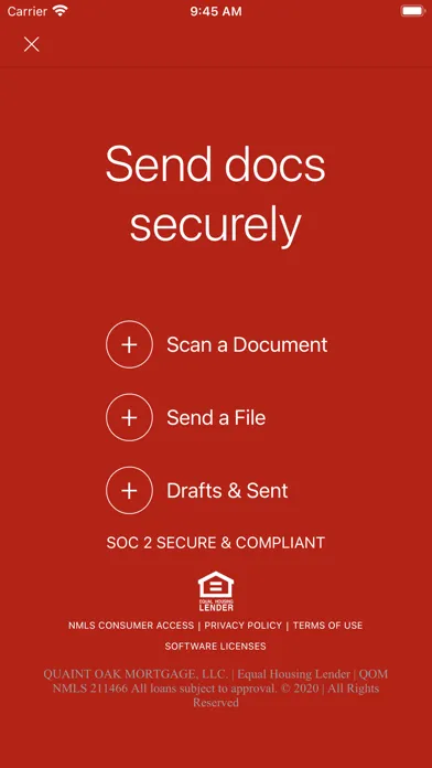 Screenshot di Quaint Oak Mortgage
