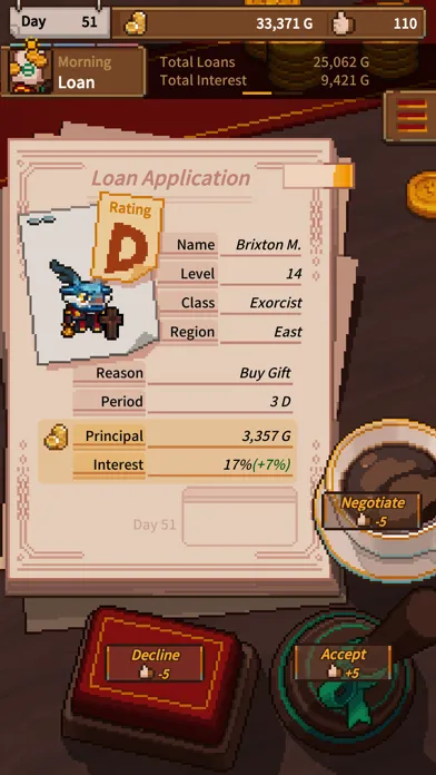Captures d'écran de Gold Lender Manager