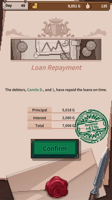 Captures d'écran de Gold Lender Manager