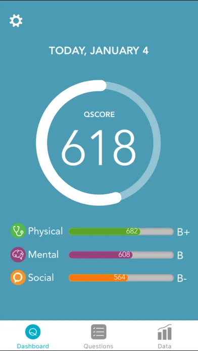 Captures d'écran de Qualia Plus - Health Score and Tracker