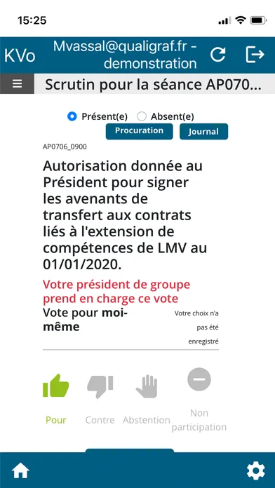 Capturas de pantalla de KVote