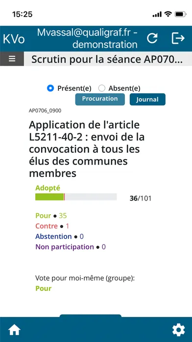 Capturas de pantalla de KVote