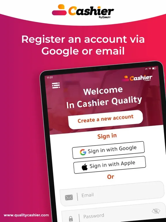 Quality Cashier iPad  स्क्रीनशॉट