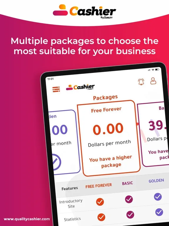 Quality Cashier iPad  स्क्रीनशॉट