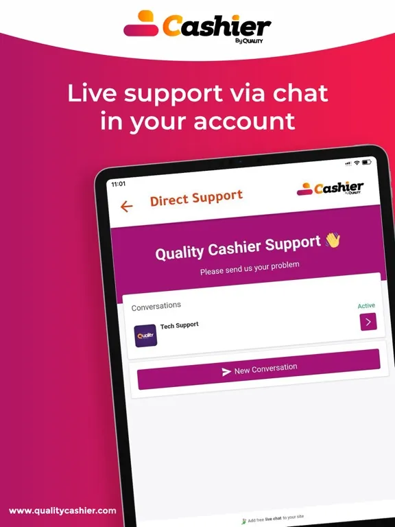 Quality Cashier iPad  स्क्रीनशॉट