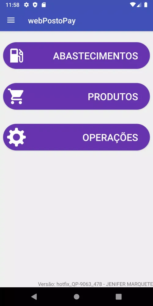 Captures d'écran de webPostoPay