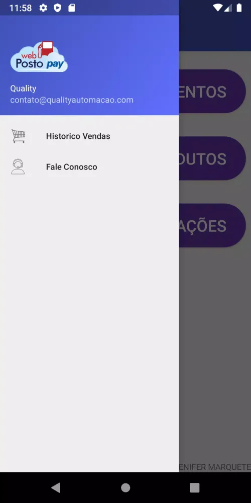Captures d'écran de webPostoPay