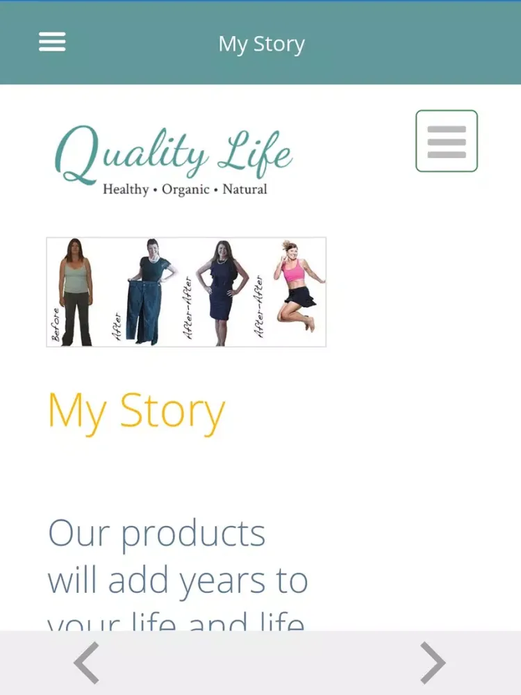 Capturas de tela do Quality Life iPad 
