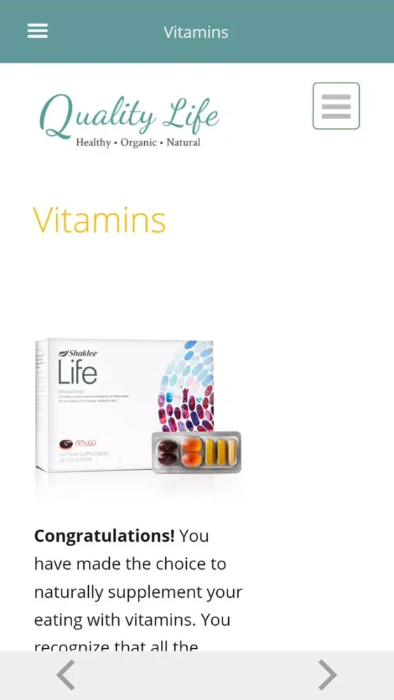 Capturas de tela do Quality Life