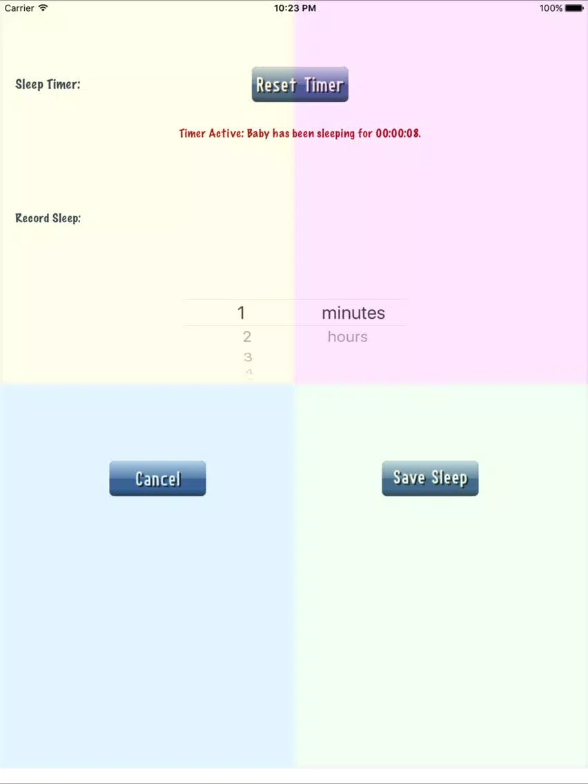 Baby's Diary iPad  スクリーンショット