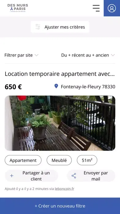 Des murs à Paris - Immo Ekran Görüntüleri