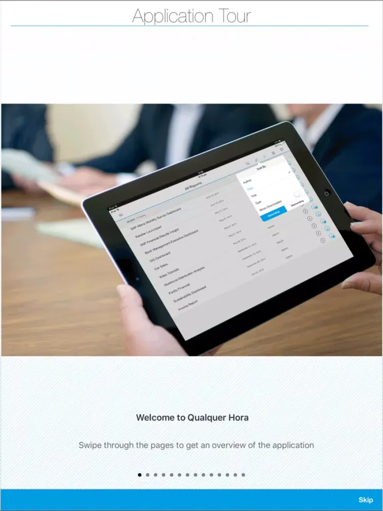 Screenshot di Qualquer Hora iPad 