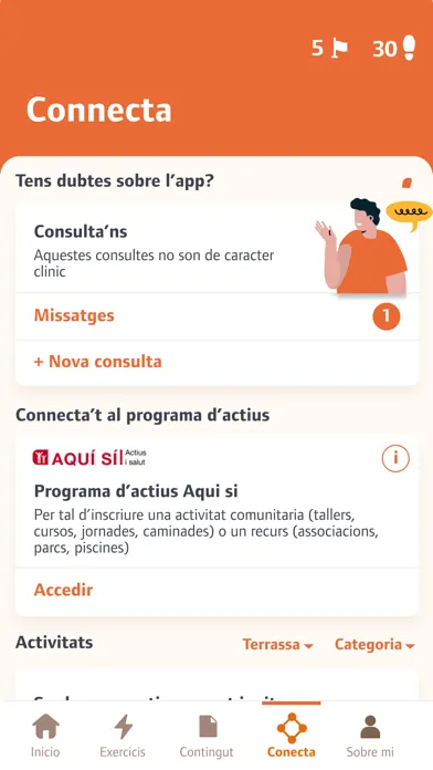 Capturas de tela do CampusPacient