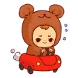 Adorable Little Boy Sticker Adorable Little Boy Sticker