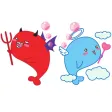 Adorable Little Whale Sticker Adorable Little Whale Sticker