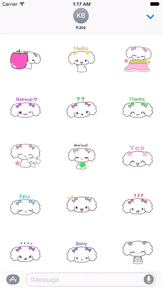 تصاویر Adorable Maltese Dog Sticker
