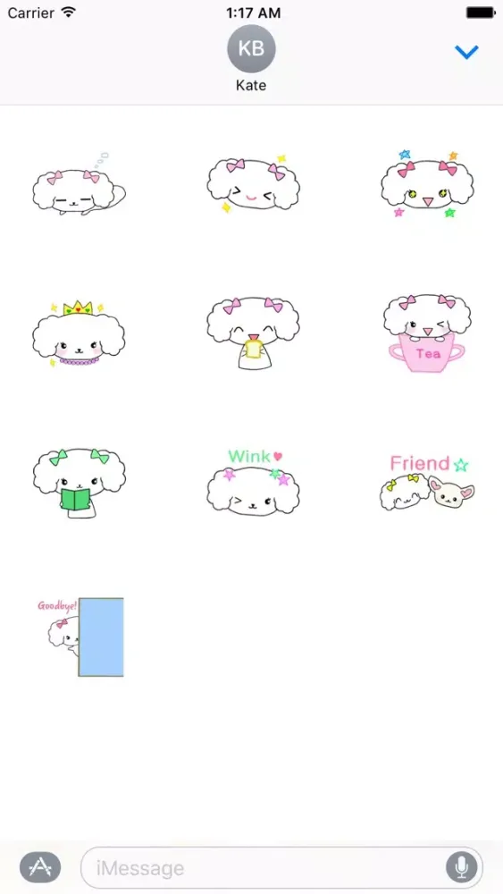 تصاویر Adorable Maltese Dog Sticker