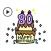 Animated Birthday Sticker Ver2