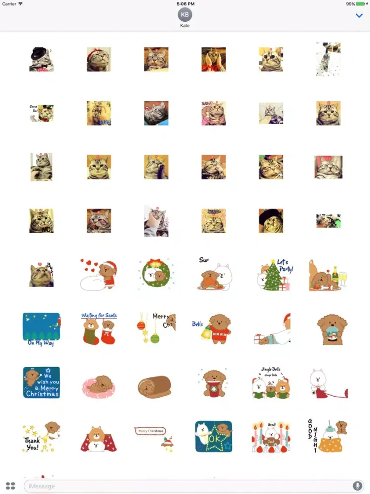 Animated Funny Cat and Friends iPad 应用截图