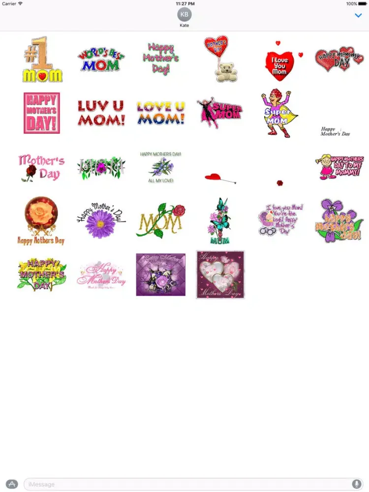 Captures d'écran de Animated Happy Mother's Day iPad 