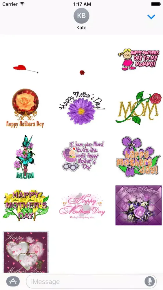 Captures d'écran de Animated Happy Mother's Day