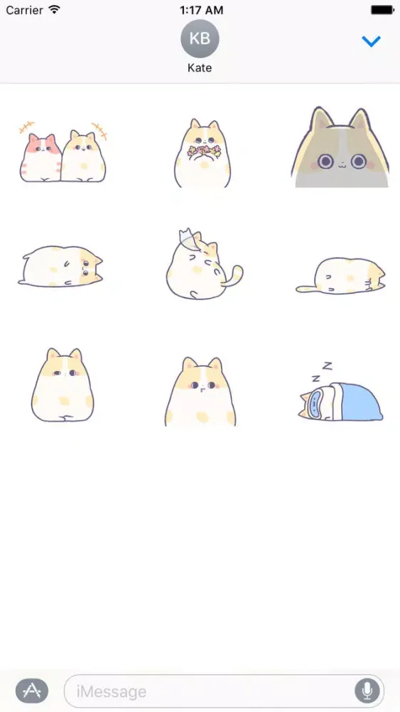 Animated Kitty CatMoji Sticker应用截图