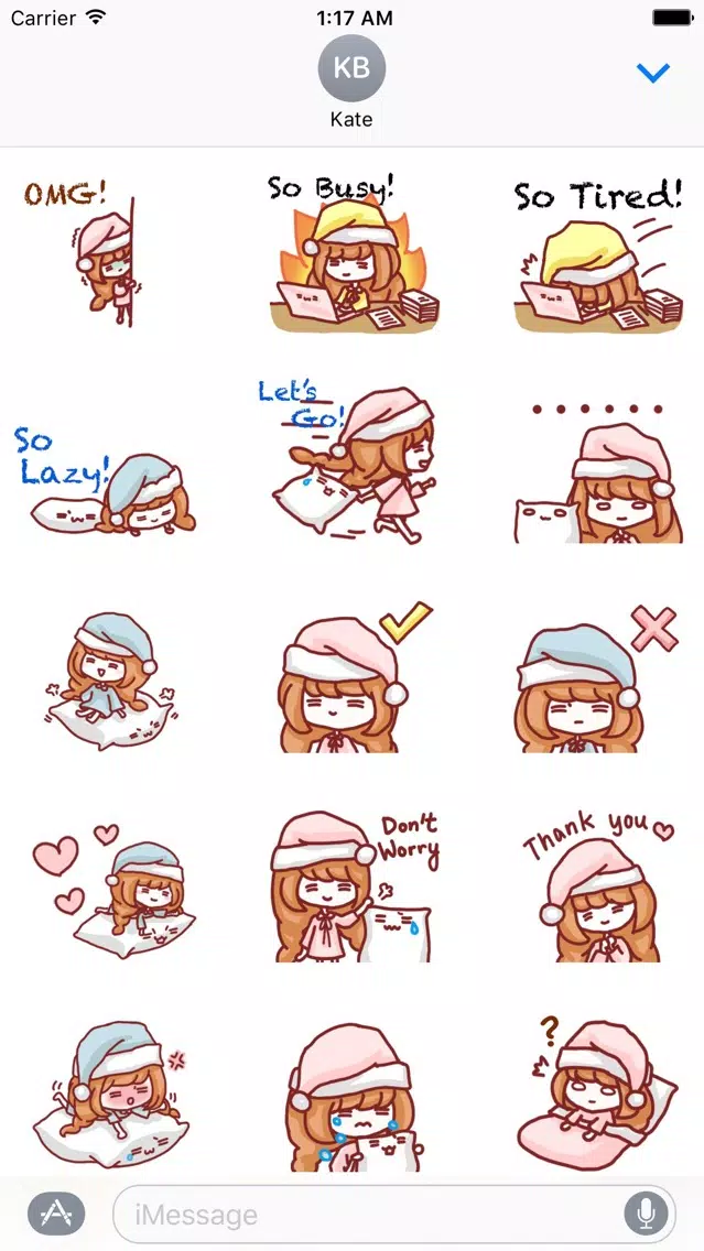 Screenshot di Animated Lazy Girl With Pillow