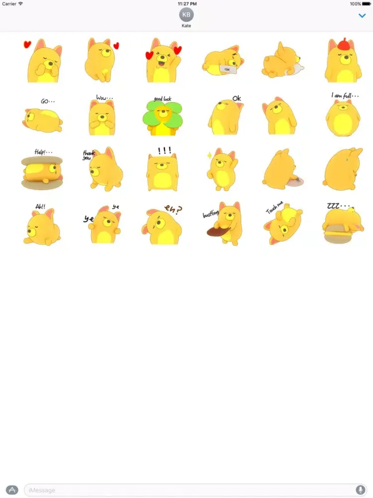 Zrzuty ekranu Animated Lemon Dog Sticker iPad 