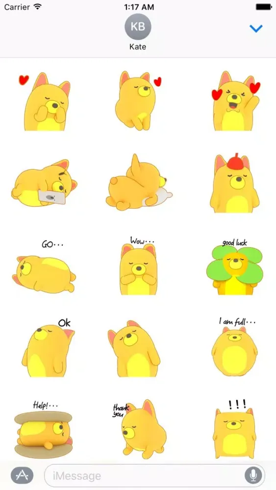 Zrzuty ekranu Animated Lemon Dog Sticker