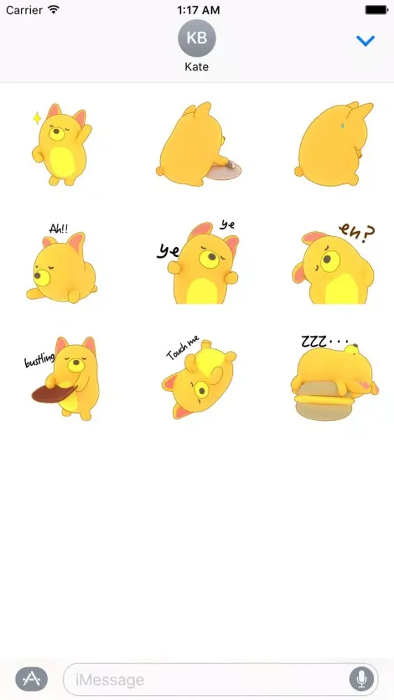 Zrzuty ekranu Animated Lemon Dog Sticker