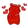 Colorful Gummy Bear Sticker Colorful Gummy Bear Sticker