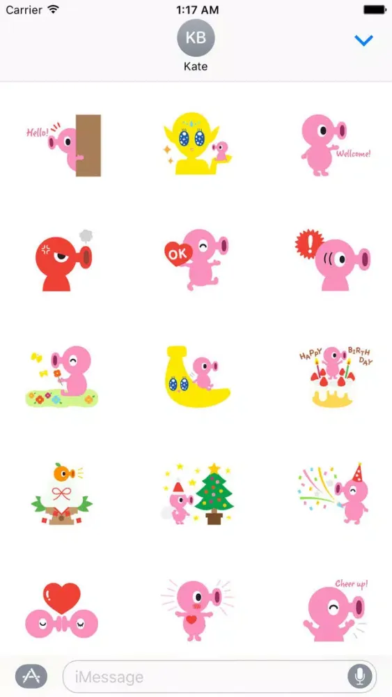 Cute Alien - AlienMoji Sticker应用截图