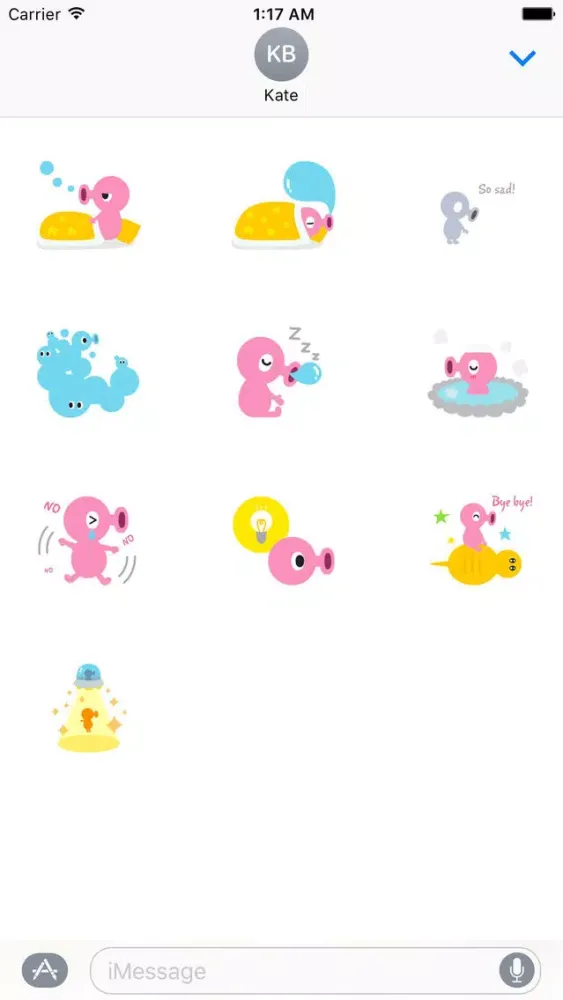 Cute Alien - AlienMoji Sticker应用截图
