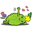 Cute Bitter Cucumber Sticker Cute Bitter Cucumber Sticker