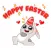 Cute Bunnies In Easter Sticker