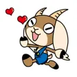 Cute Goat - GoatMoji Sticker