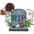 Cute Seal In Halloween Sticker