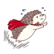 Cute Small Hedgehog Sticker Cute Small Hedgehog Sticker