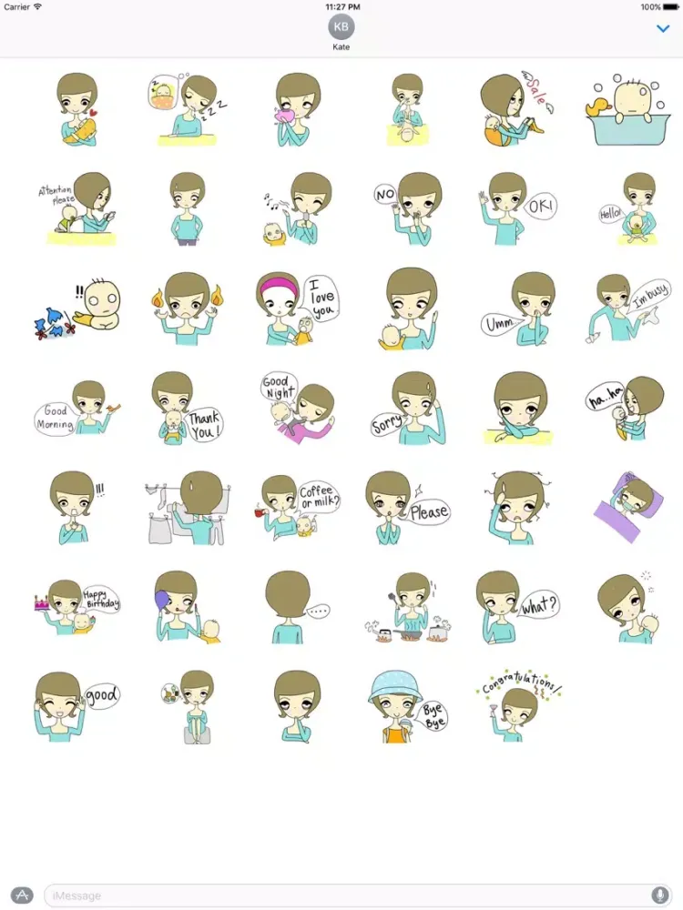 Capturas de tela do Daily Life Of Child And Mother iPad 