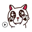 Daily Life of Lazy Cat Sticker Daily Life of Lazy Cat Sticker