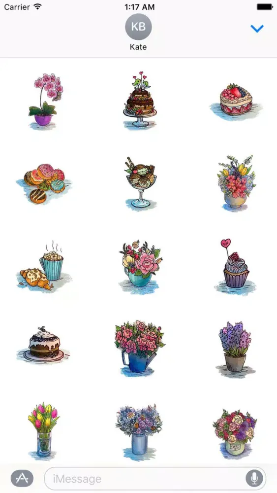 Captures d'écran de Flower and Cake Watercolor
