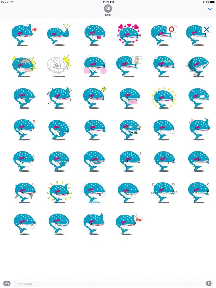 Giant Whale Shark Sticker iPad  Screenshots