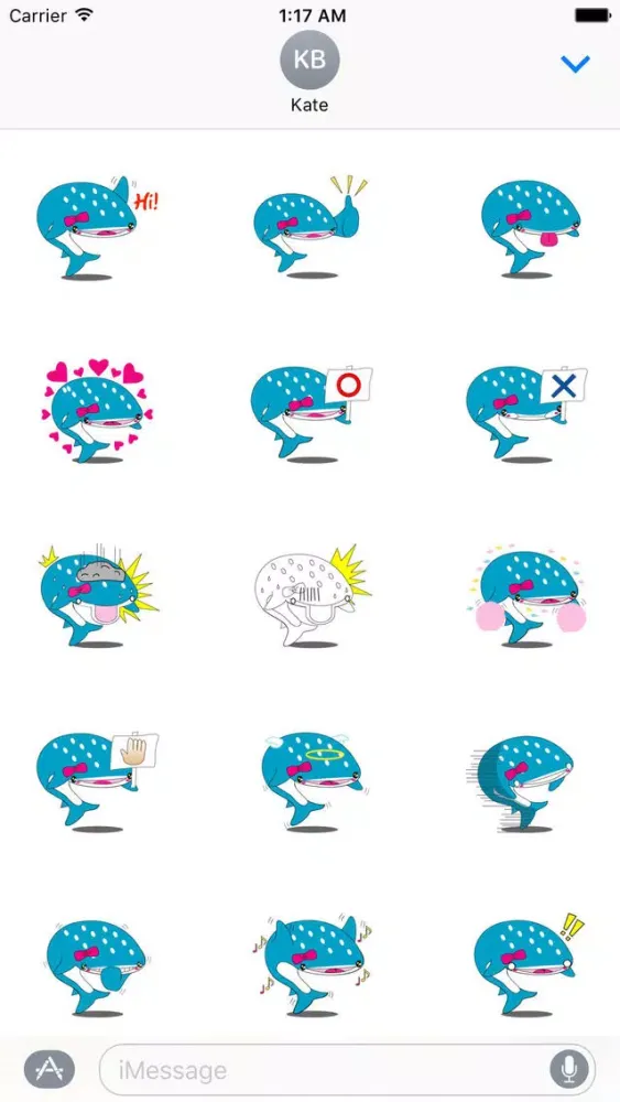 Giant Whale Shark Sticker Screenshots