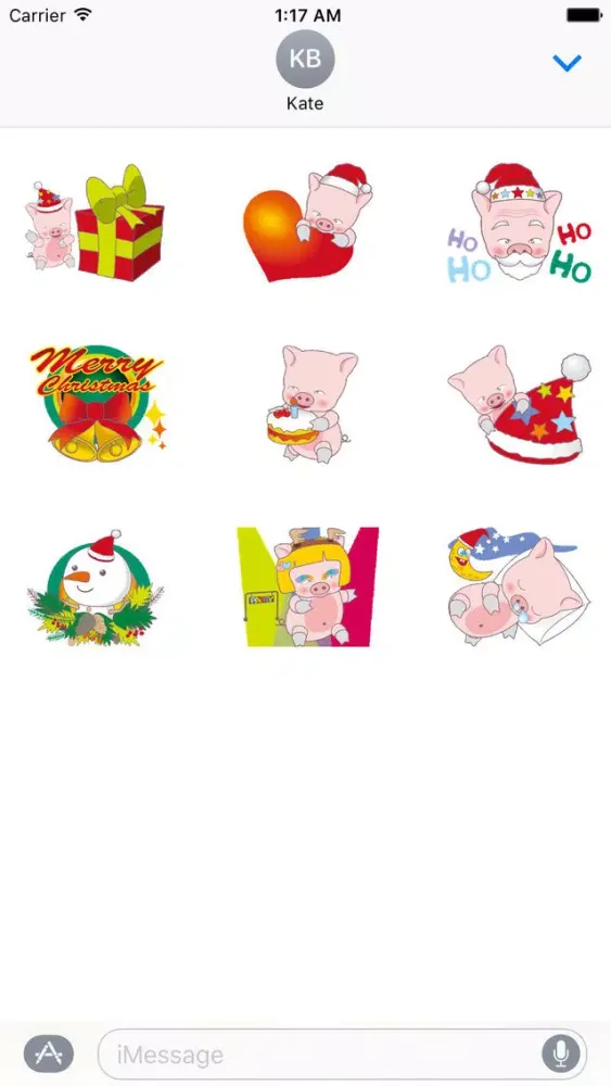 Happy New Year Animated Pig سکرین شاٹس