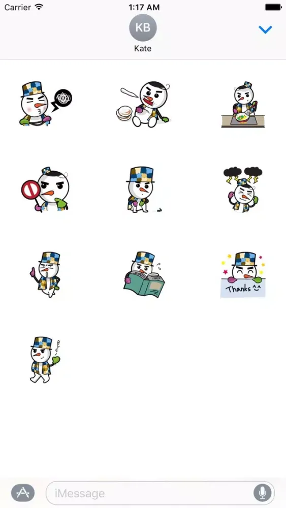Happy Snow Man Emoij Sticker应用截图