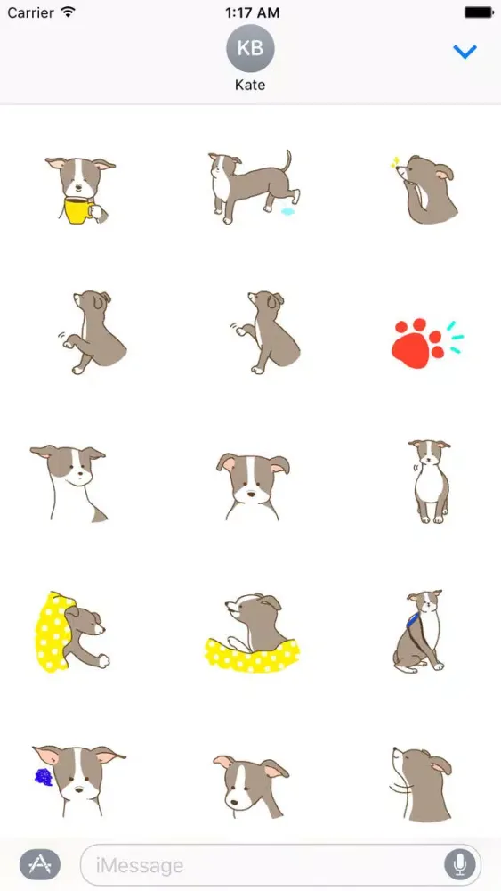Zrzuty ekranu Italian Greyhound Dog Sticker