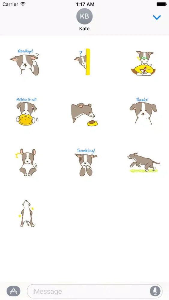 Zrzuty ekranu Italian Greyhound Dog Sticker
