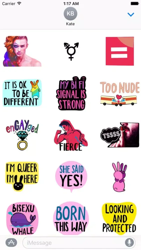 LGBT Pride PrideMoji Sticker應用截圖