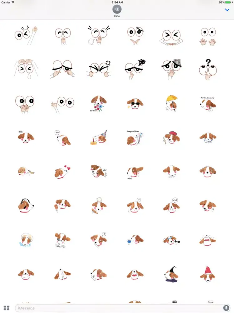 Screenshot di Animated Hedgehog - Black Cat and Dog Sticker iPad 